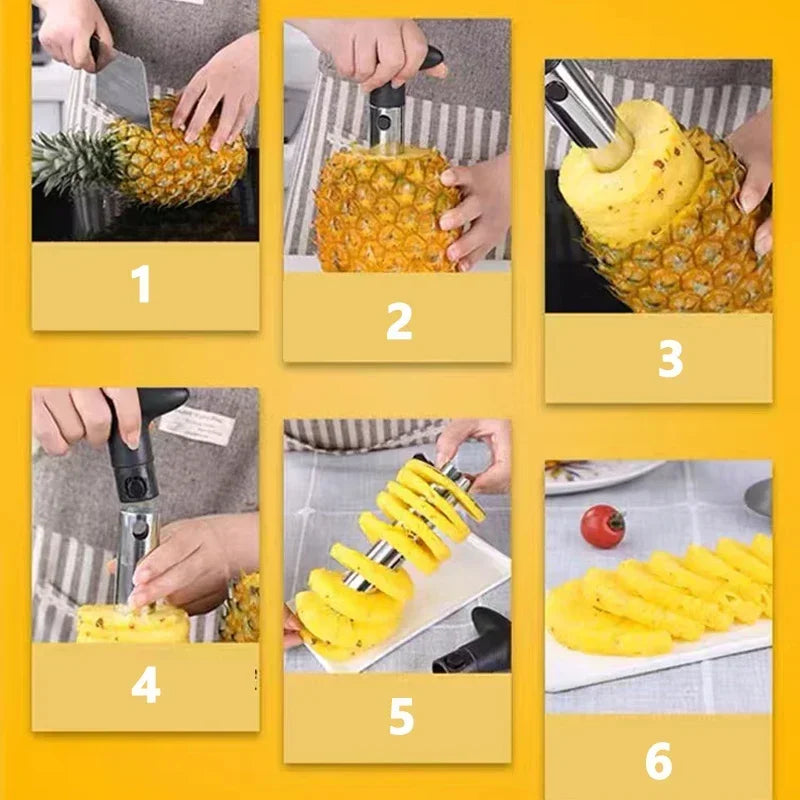 Stainless Steel Pineapple Slicer Cutter