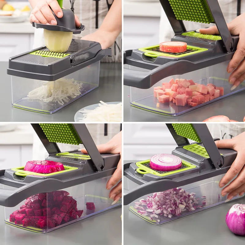 Multifunctional Vegetable Chopper & Slicer