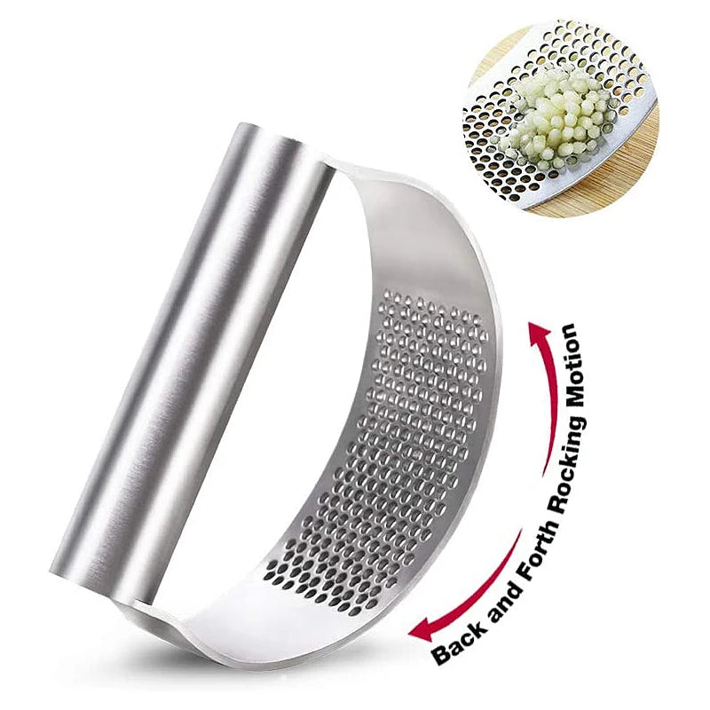 Stainless Steel Manual Garlic Press