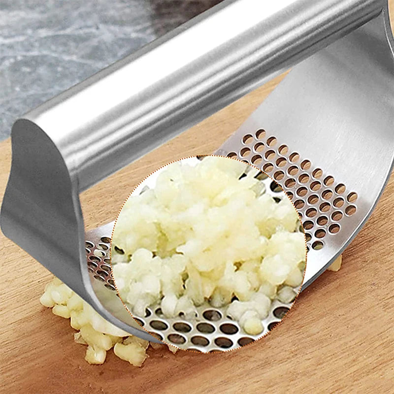 Stainless Steel Manual Garlic Press