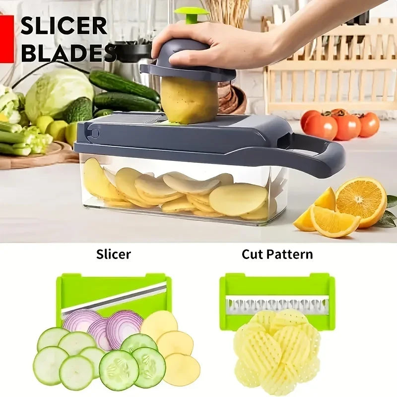 Multifunctional Vegetable Chopper & Slicer