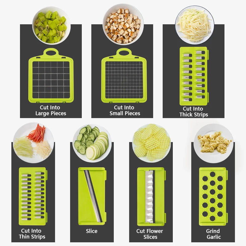 Multifunctional Vegetable Chopper & Slicer