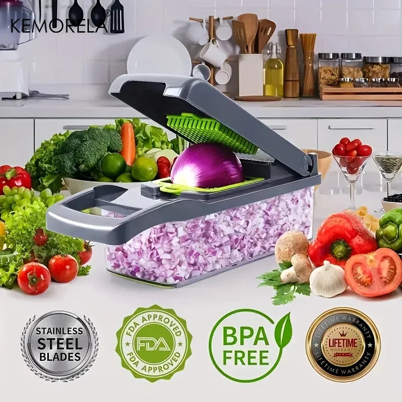 Multifunctional Vegetable Chopper & Slicer